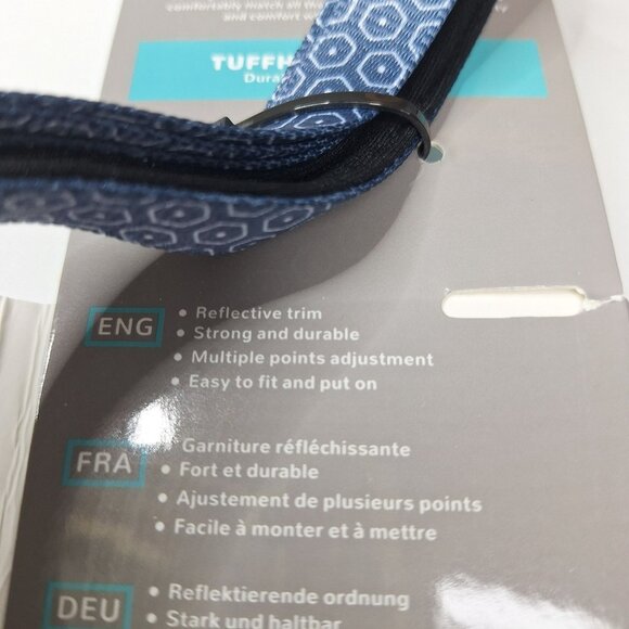 Tuff Hound Dog Leash Designer Reflective Strong Durable Comfort Control Blue - Picture 6 of 8